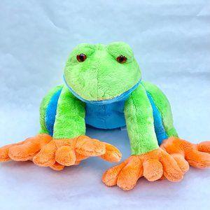 Toys R Us: Green Tree Frog 12" Plush - RARE - 2010